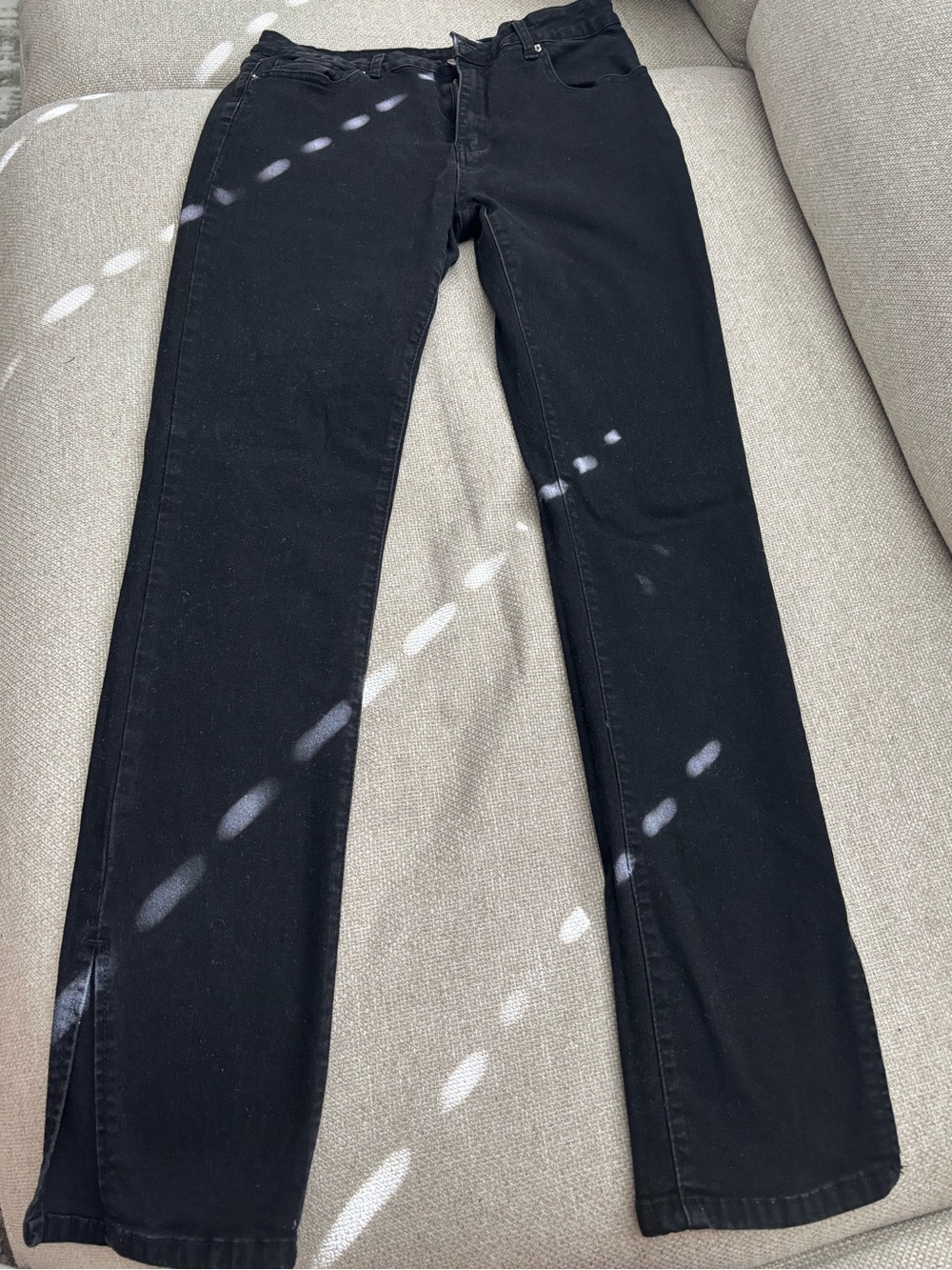 SHEIN Black Straight-Leg Women's Jeans